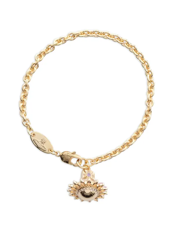 Vivienne Westwood Pre-owned 2020s Jordana Orb-pendant Bracelets in Gold