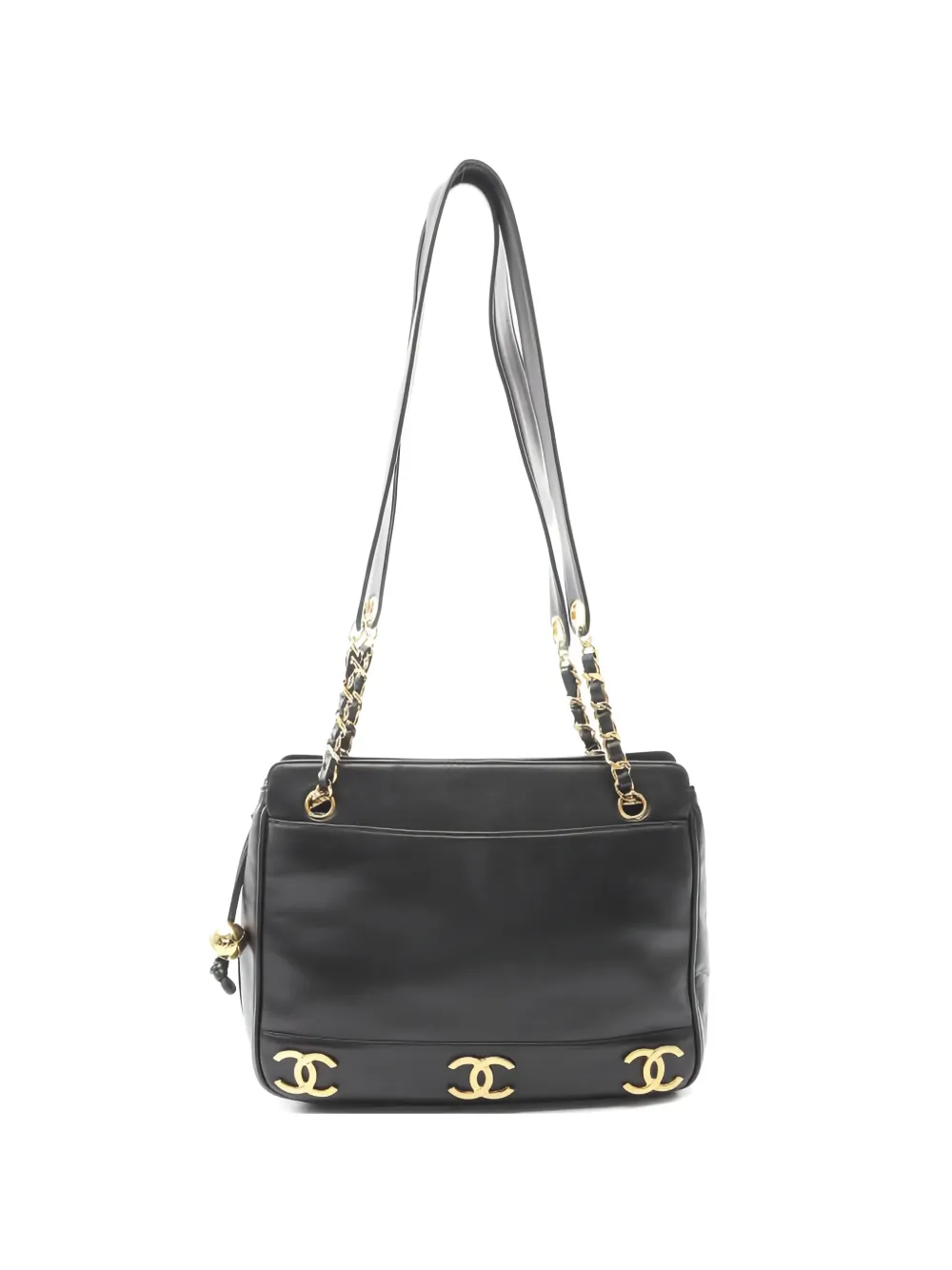 CHANEL Pre-Owned 1994-1996 Coco-mark chain crossbody bag - Nero