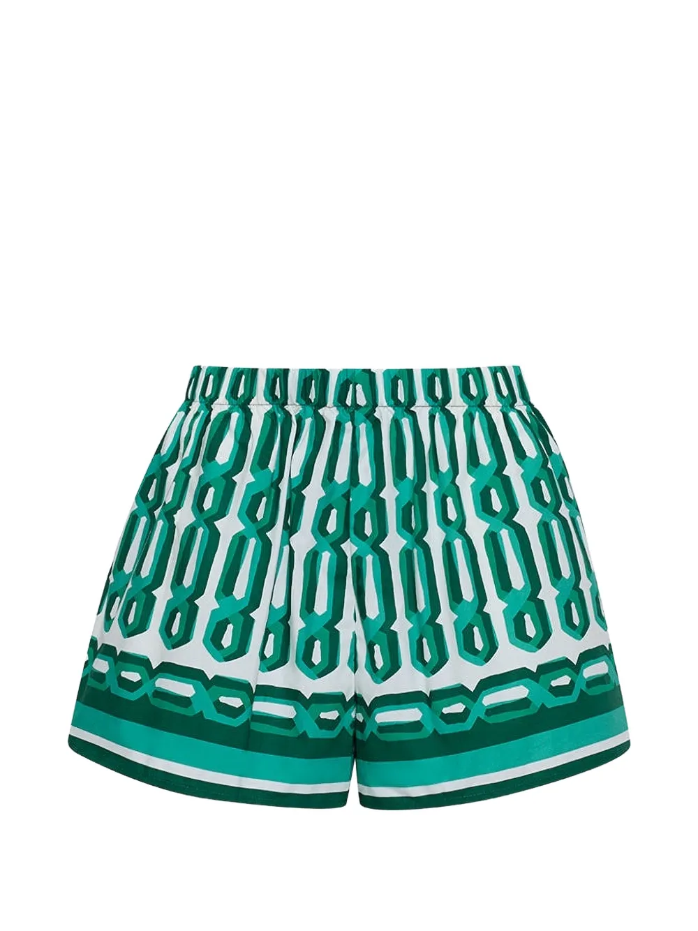  Cara Cara Roxy Geometric Print Shorts - White 