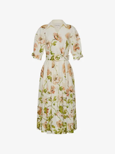 Cara Cara Caro belted midi dress
