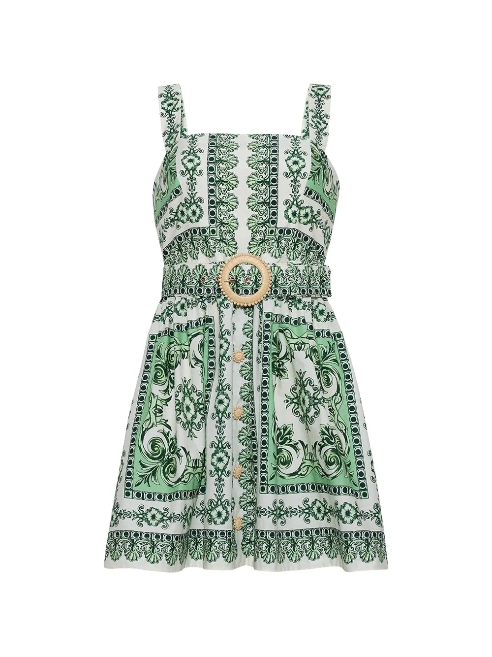 Cara Cara Candy belted mini dress - Bianco