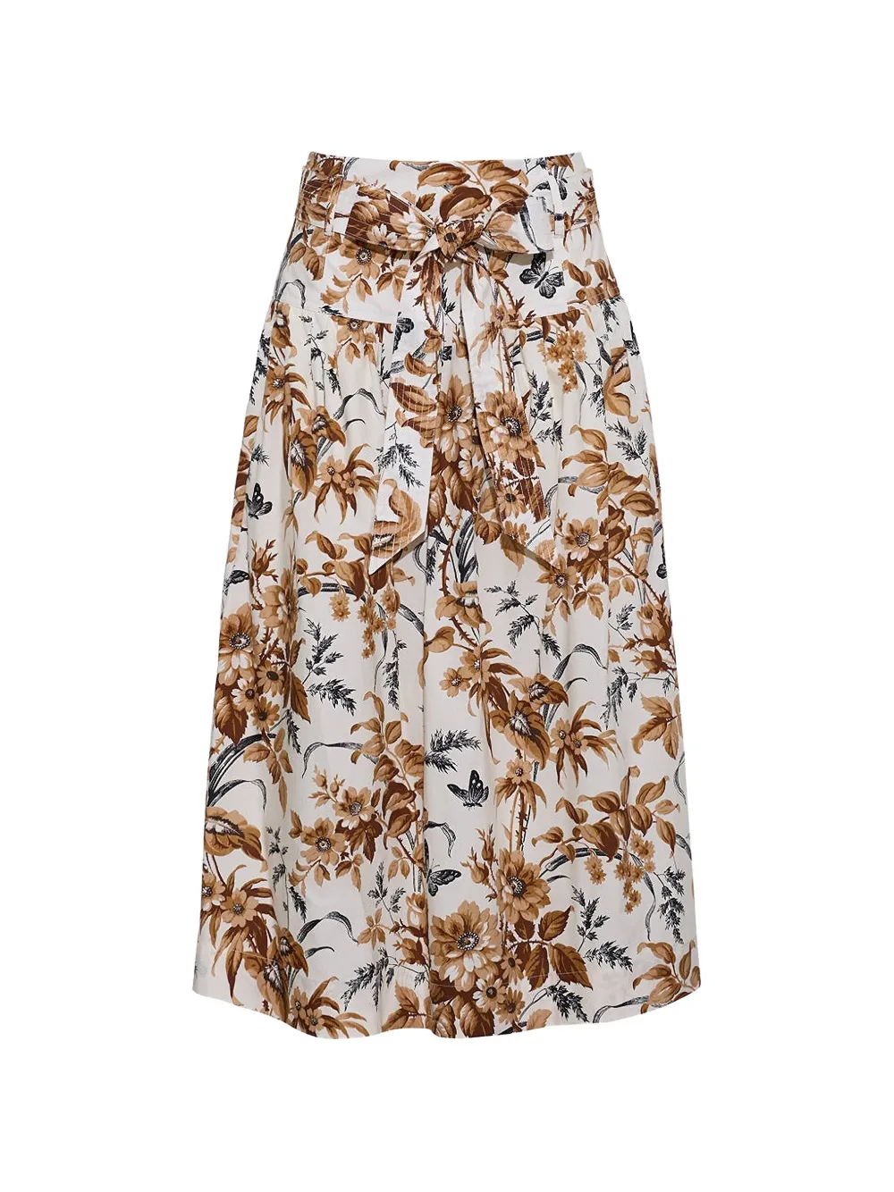 Cara Cara Jiya floral midi skirt - Toni neutri