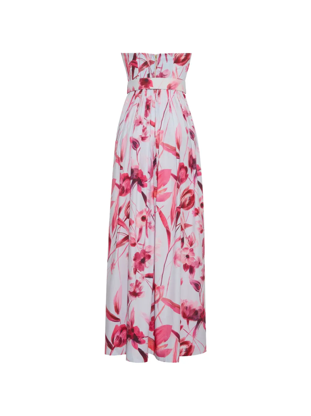 Cara Greenfield maxi-jurk met ceintuur Blauw