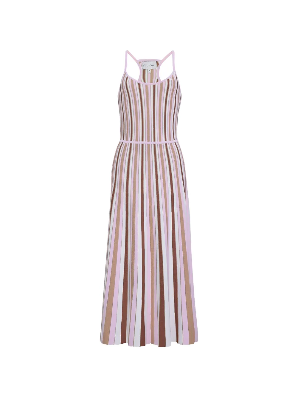 Cara Cara Margie striped midi dress - Rosa