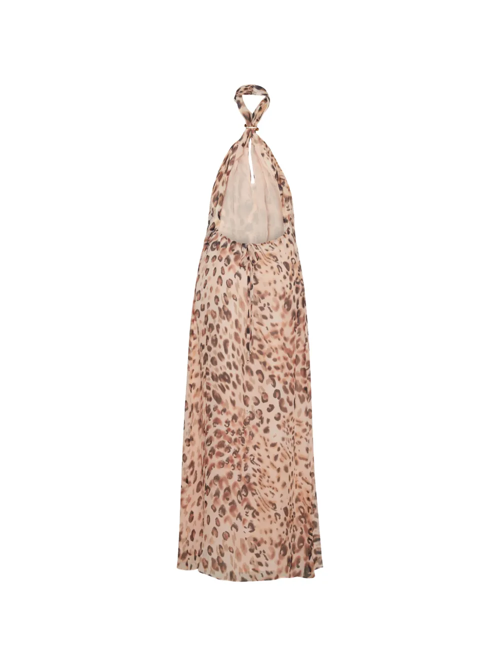 Cara Marion maxi-jurk met halternek Beige