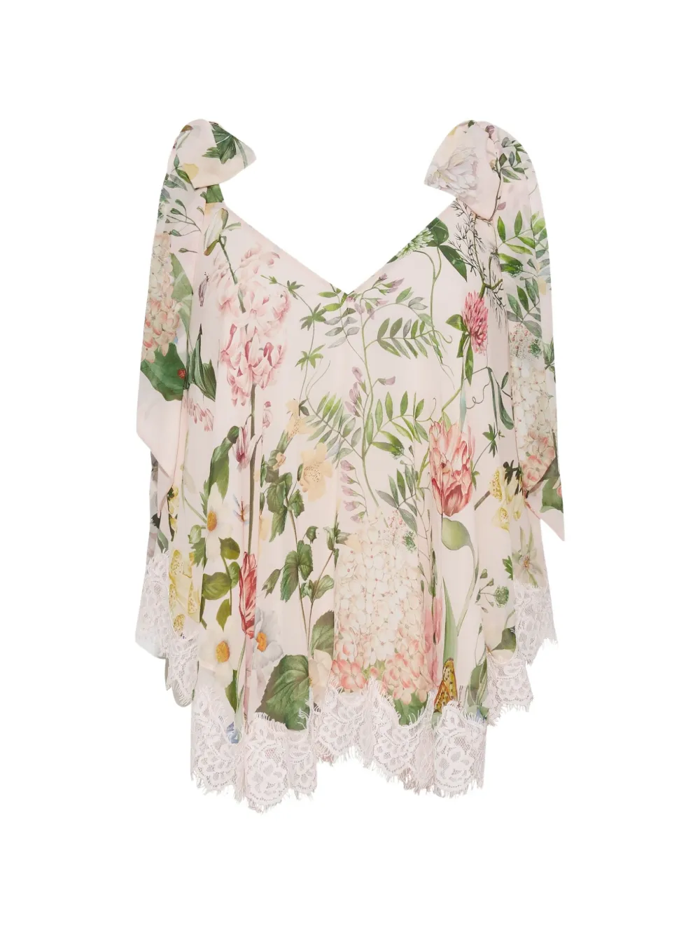 Cara Cara Top Mari a fiori - Toni neutri