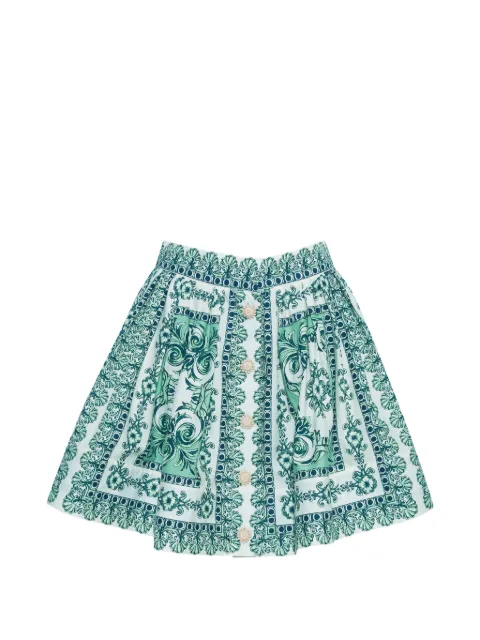 Cara Cara — Betty button-detail mini skirt