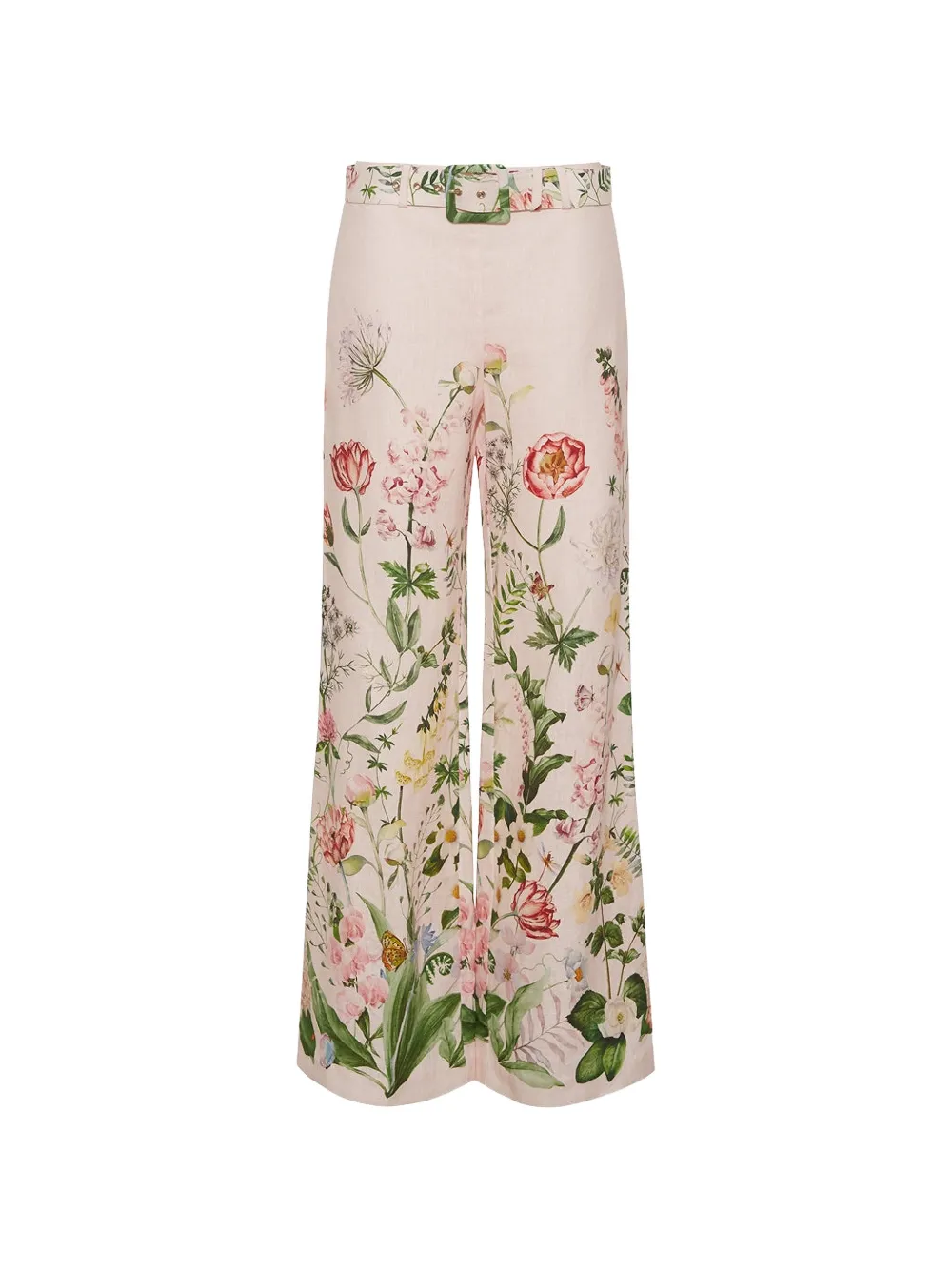 Cara Cara Pantaloni Mayflower a fiori - Rosa