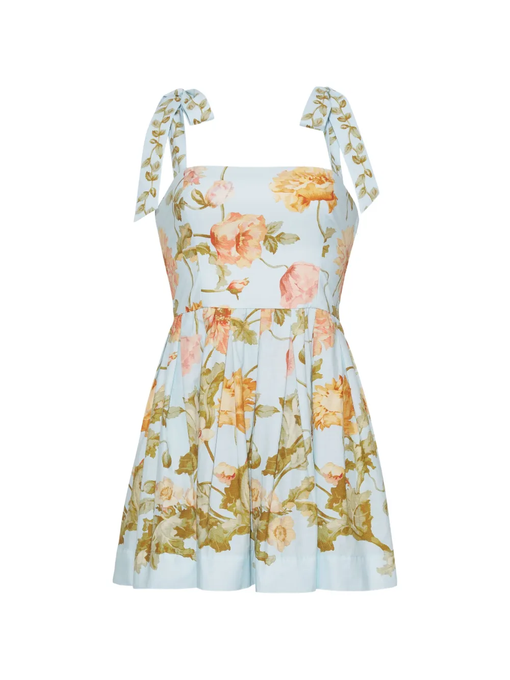 Cara Cara Tula floral-print mini dress - Blu
