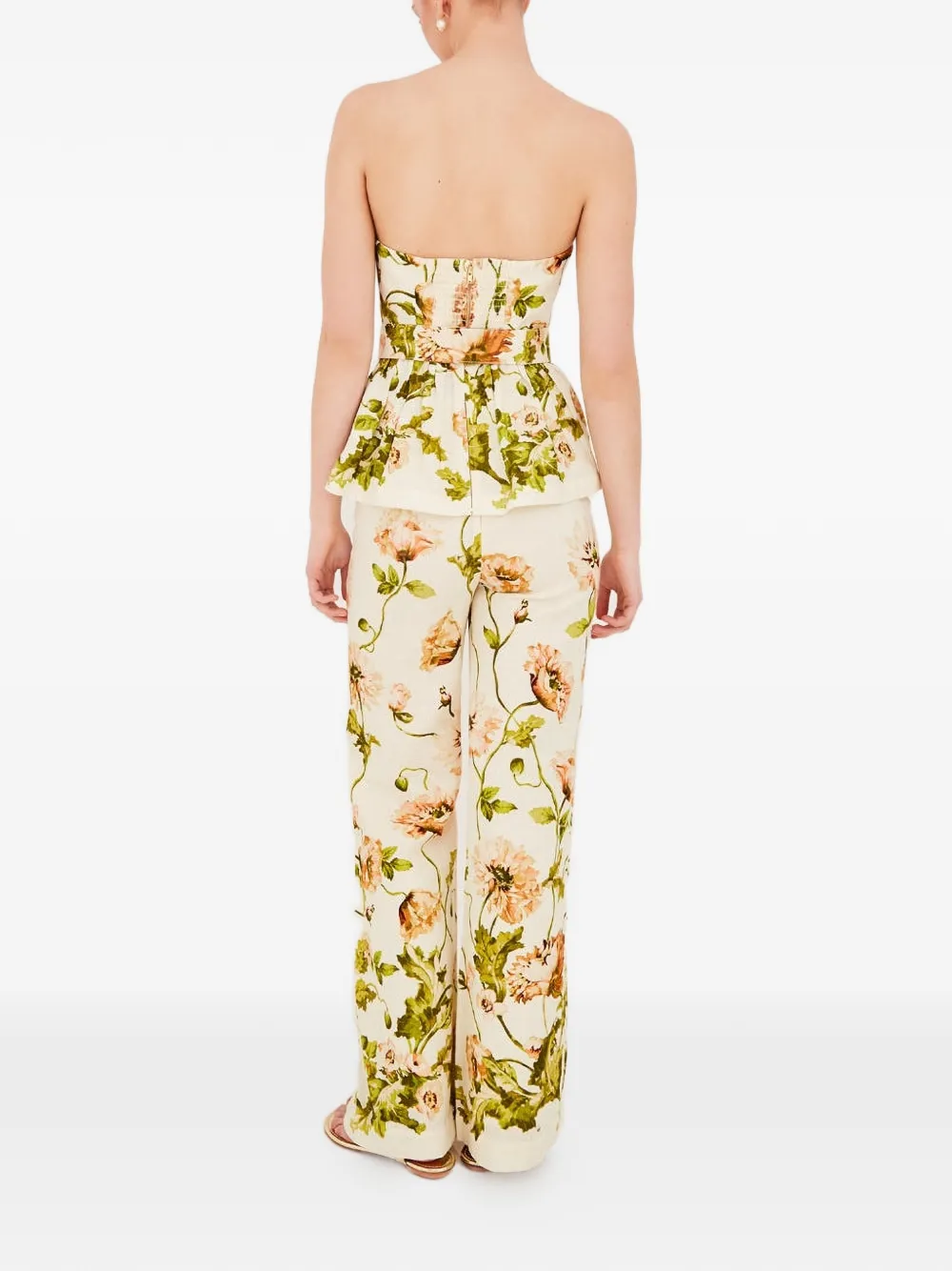  Cara Cara Tilda Floral-pattern Top - Neutrals 