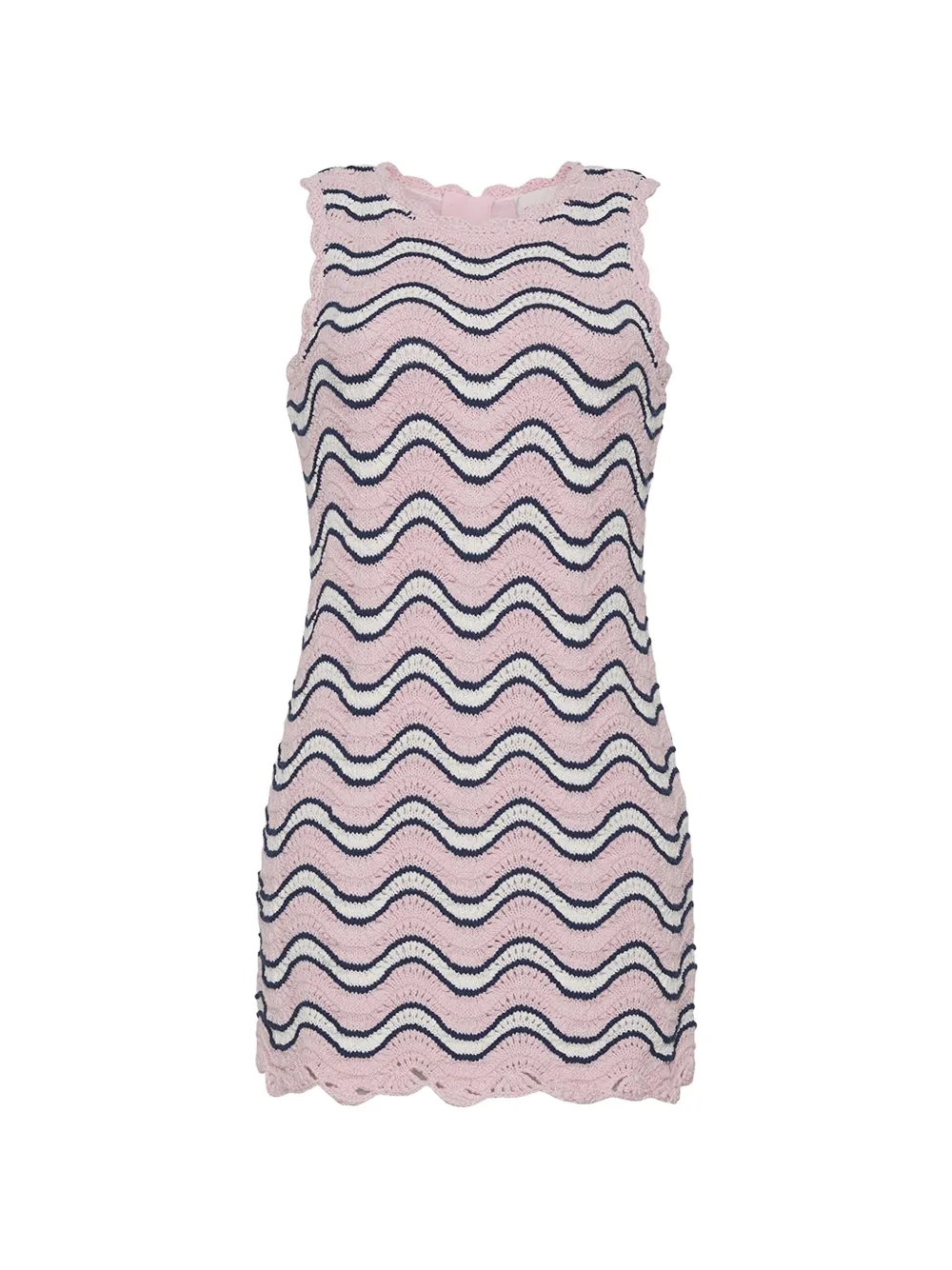 Cara Cara Suzi crochet striped mini dress - Rosa