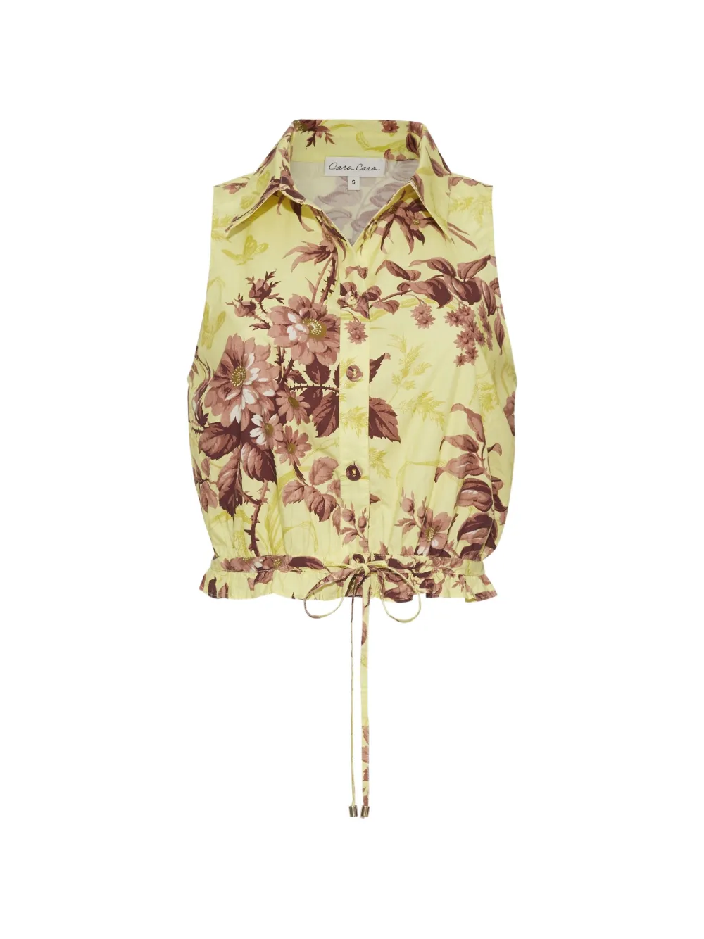 Cara Cara Hannah floral-print top - Giallo