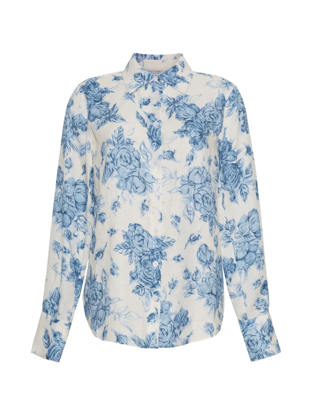 Cara Cara Perfect floral-print shirt - Toni neutri