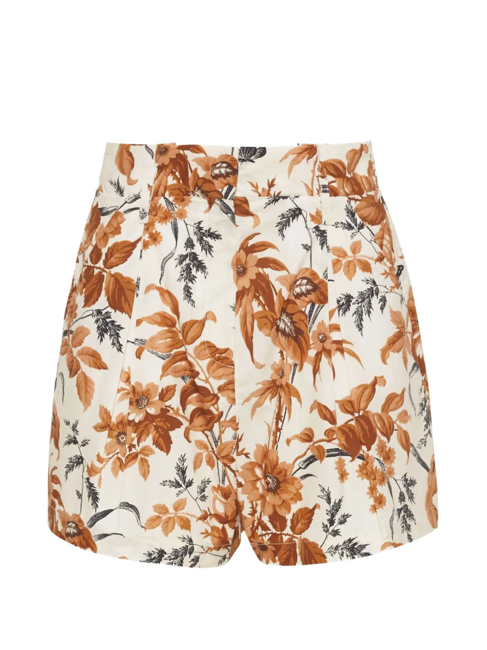Cara Cara Palmer floral-print shorts - Toni neutri