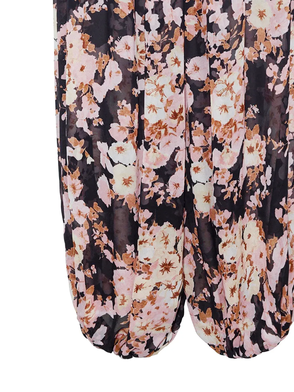 Cara Cara Jenna floral-print trousers - Nero