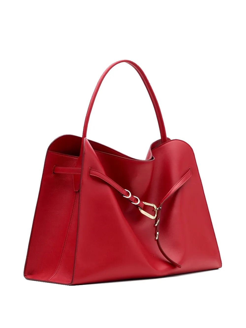  Francesco Biasia Leather Top-handle Tote Bag - Red 