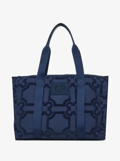 V°73 geometric pattern tote bag