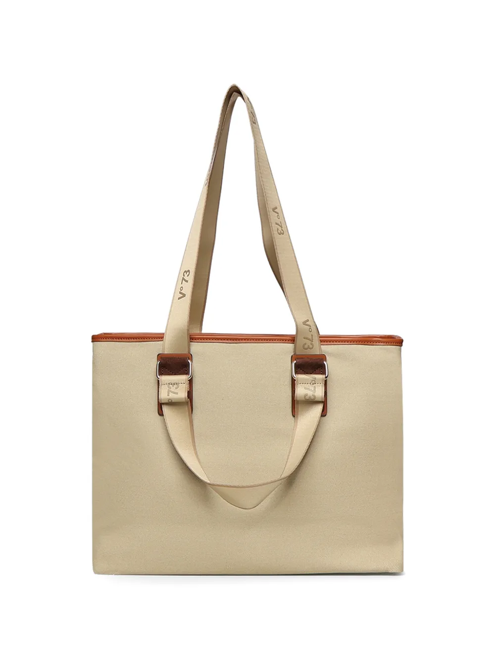V73 Printed Shoulder Bag In Neutral