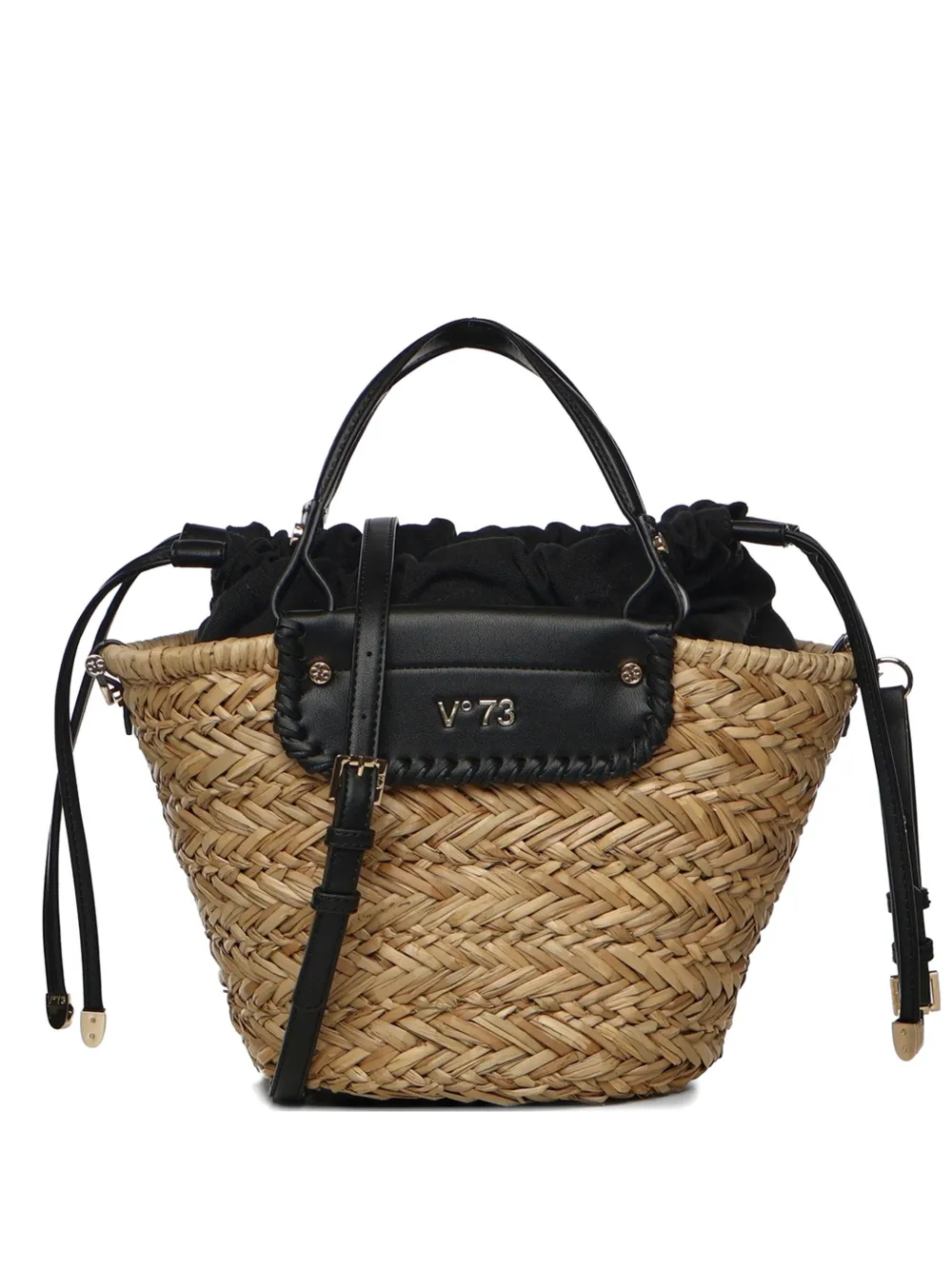 V°73 drawstring tote bag - Toni neutri