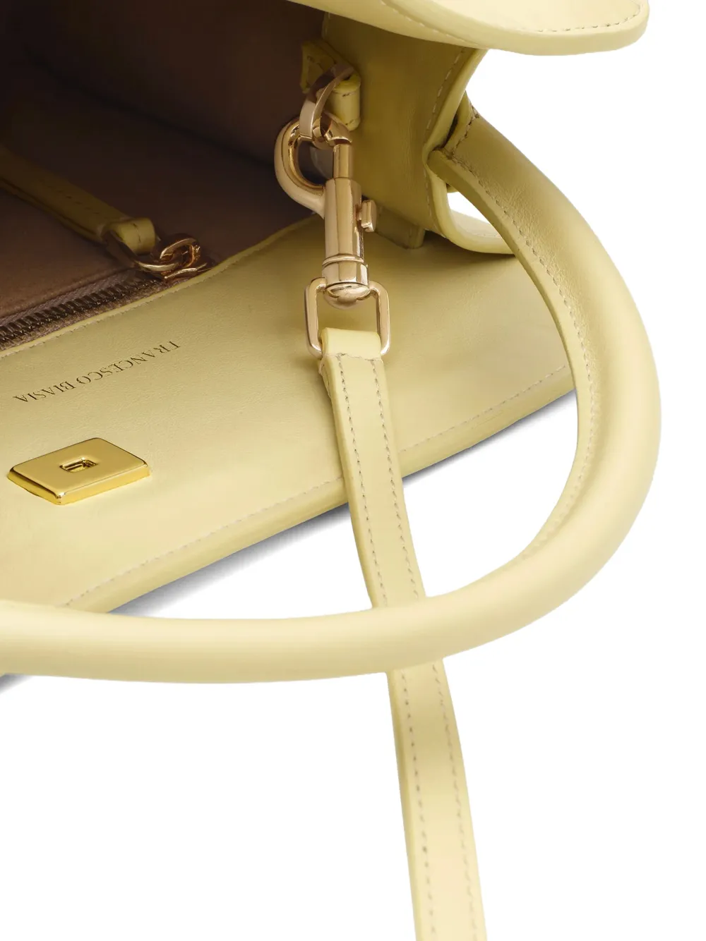  Francesco Biasia Top Handle Tote Bag - Yellow 