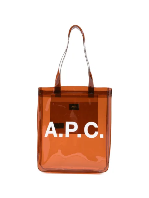 A.P.C. logo-print tote bag