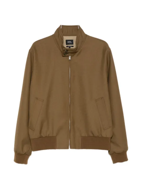 A.P.C. zip-up bomber jacket