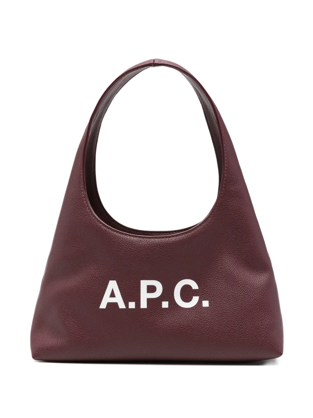 A.P.C. small Ninon logo-print tote bag - Viola