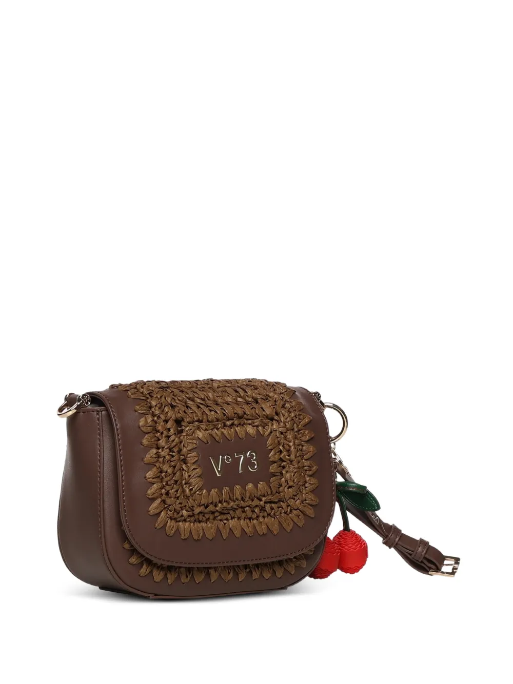 Cherry Woven Shoulder Bag