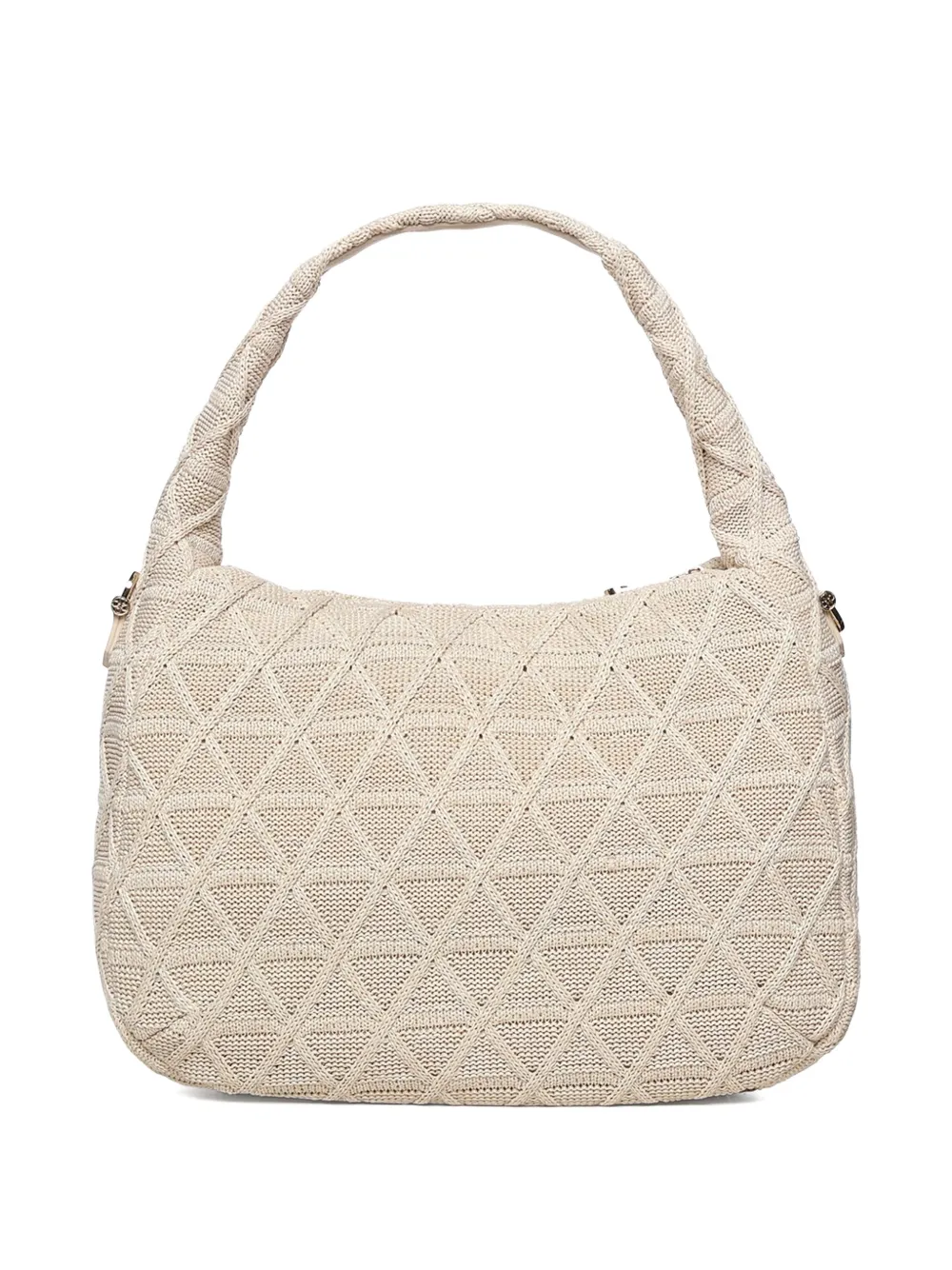  V°73 Braided Handle Logo Shoulder Bag - Neutrals 