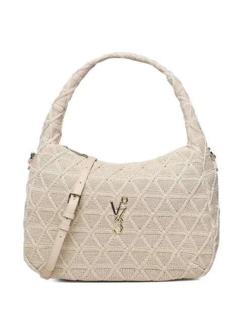 V°73 braided handle logo shoulder bag