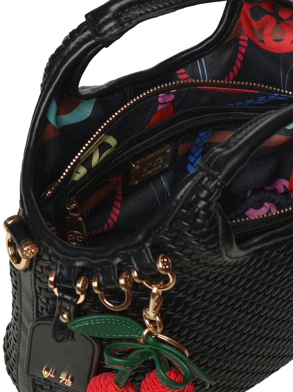 V73 Mini Zelda Shoulder Bag In Black