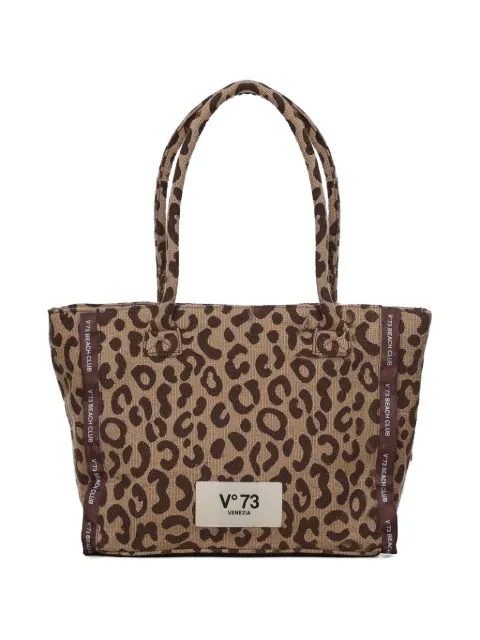 V°73 animal-print tote bag