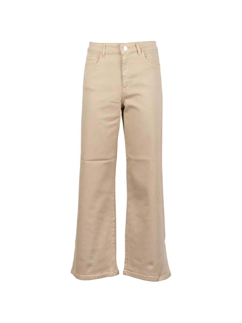 Marella logo-patch flared jeans - Toni neutri