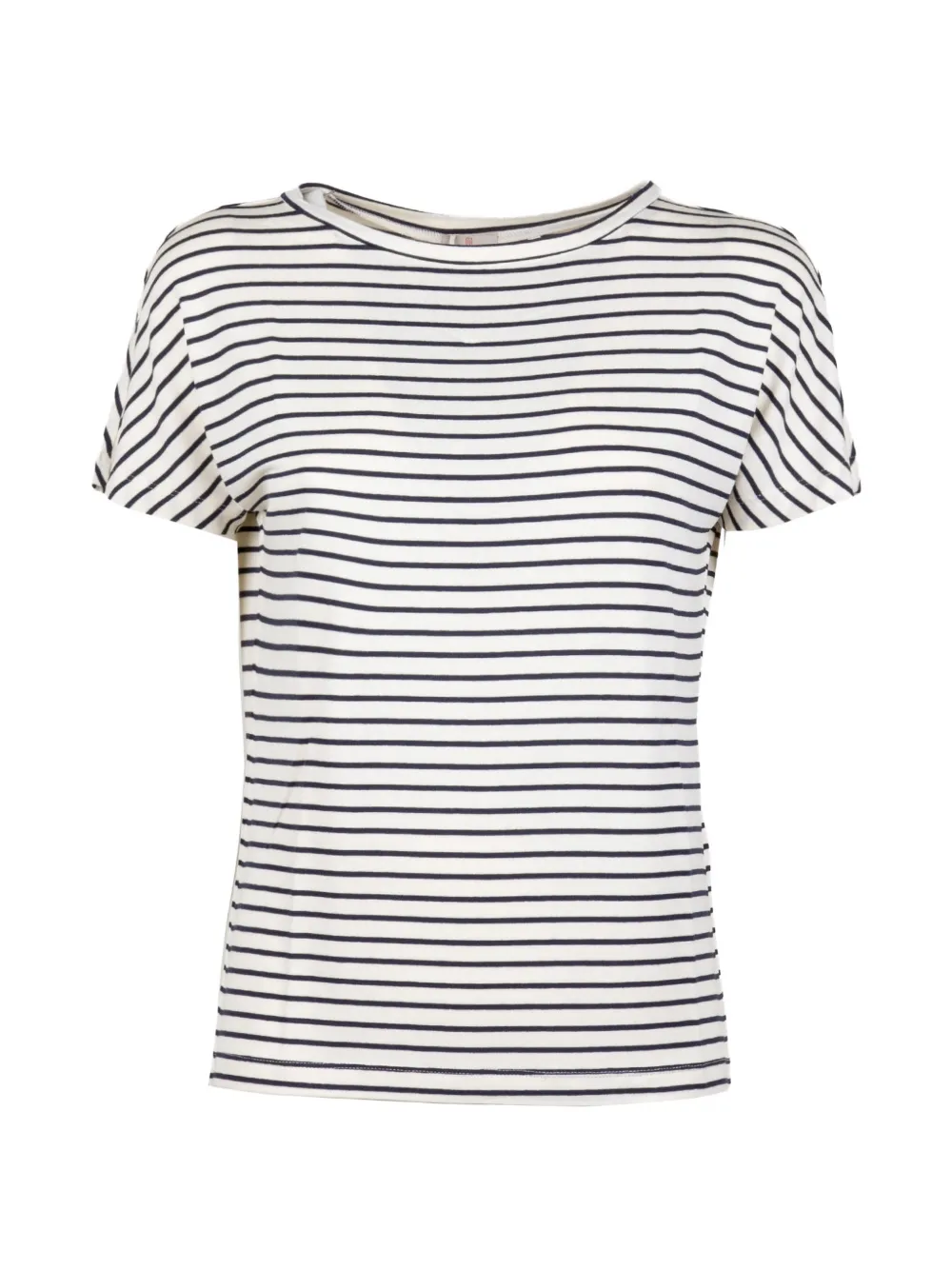 Marella T-shirt Emme a righe - Bianco