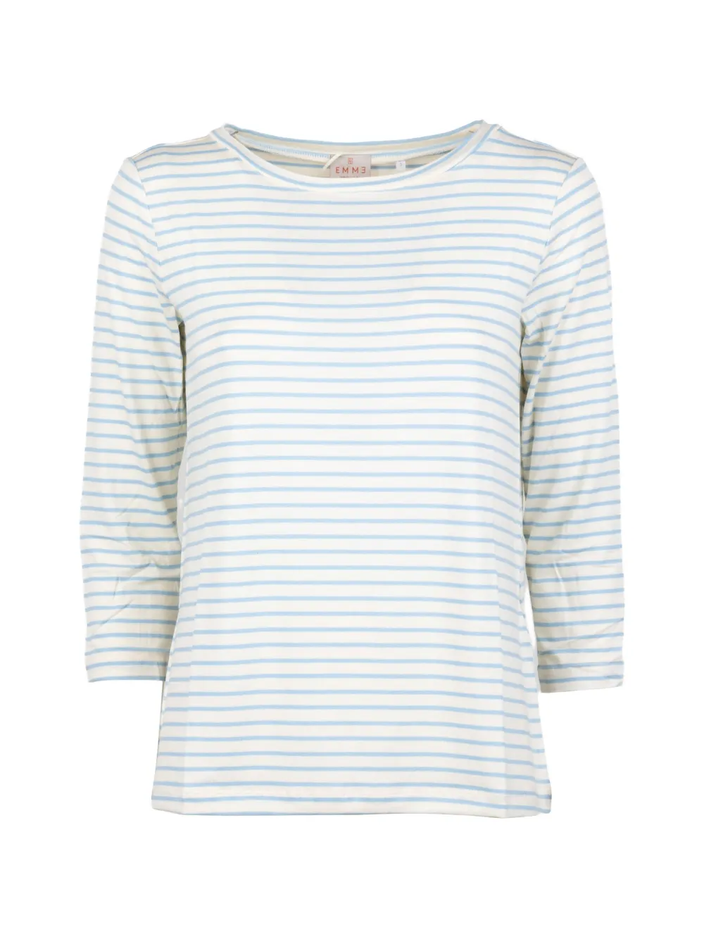Marella T-shirt Emme a righe - Bianco