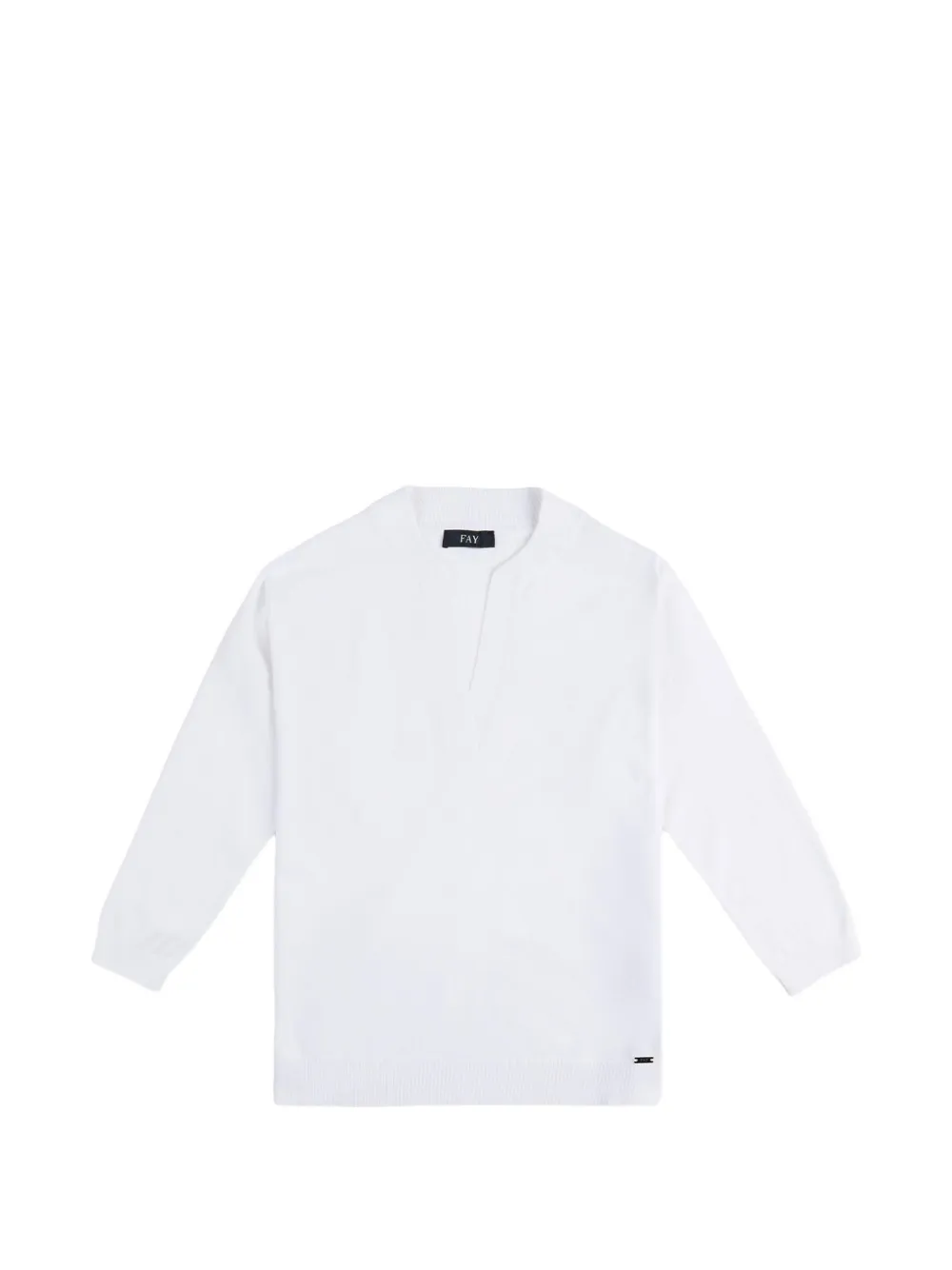 Fay V-neck sweater - Bianco