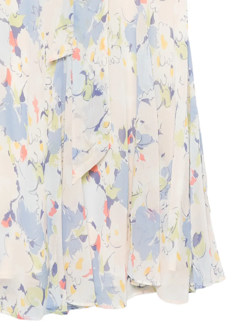 Lauren Ralph Lauren Midi-jurk met bloemenprint Beige