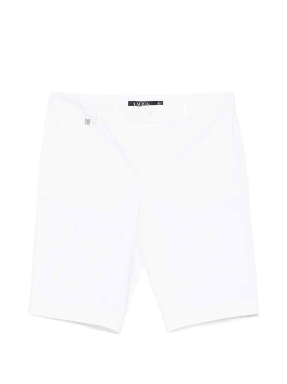 Lauren Ralph Lauren logo-plaque shorts - White
