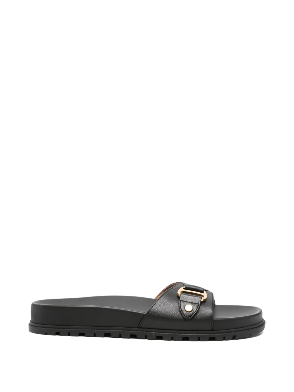 Lauren Ralph Lauren Tasha buckle-detail sandals Zwart