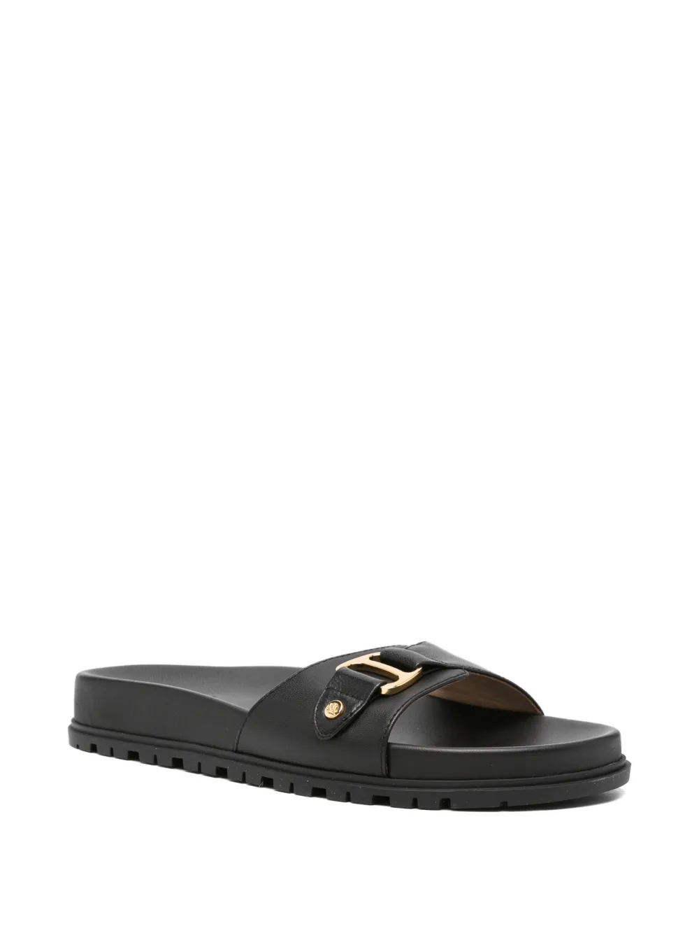 Lauren Ralph Lauren Tasha buckle-detail sandals Zwart