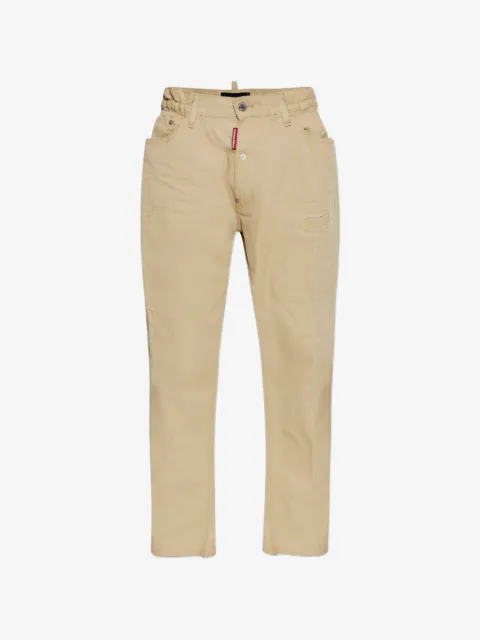 DSQUARED2 pantalones con efecto envejecido