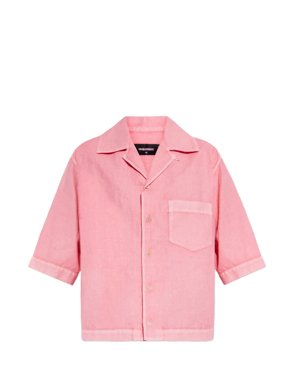 DSQUARED2 pocket buttoned shirt - Rosa