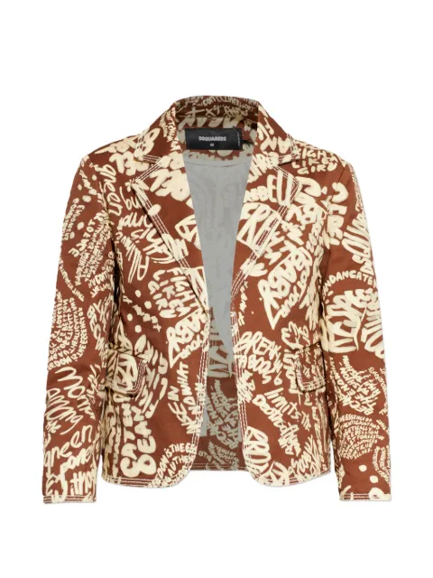 DSQUARED2 Rebel Hibiscus Maggie jacket