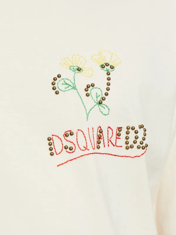 DSQUARED2 handmade-scribbles T-Shirt | White | FARFETCH