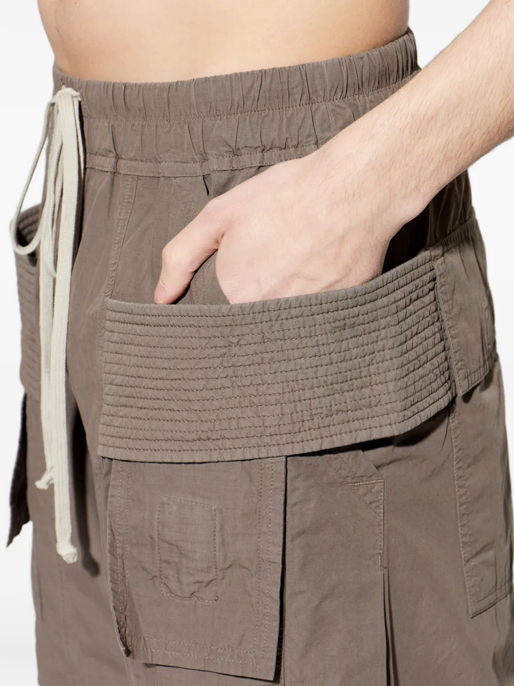 Rick Owens DRKSHDW Broek met trekkoord Bruin