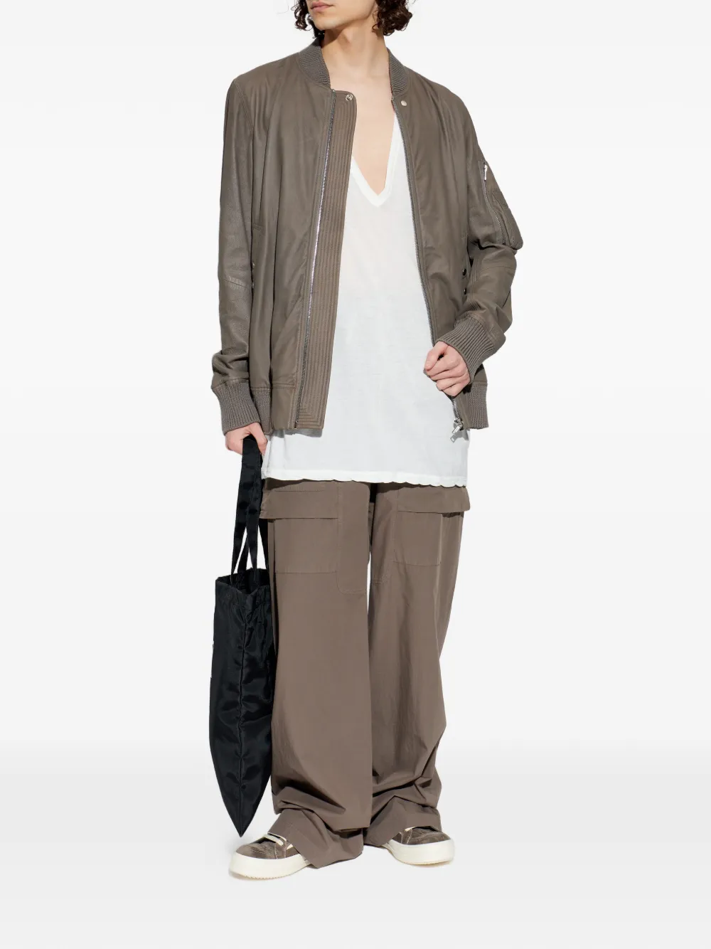 Rick Owens DRKSHDW Broek met trekkoord Bruin