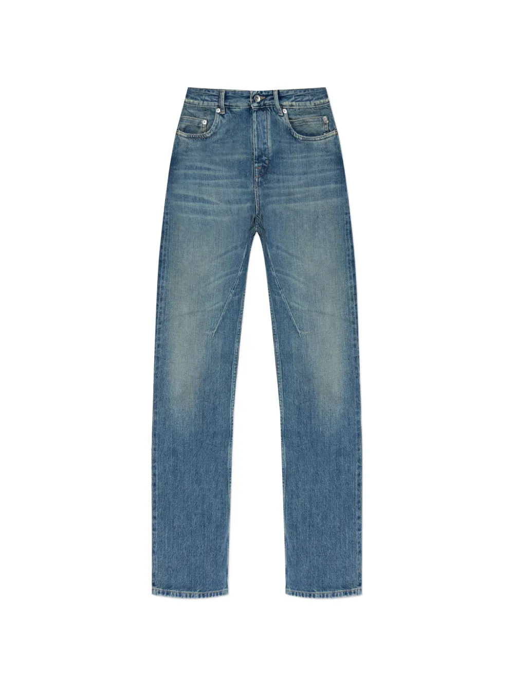 Rick Owens DRKSHDW Fog Cut belt-loop jeans - Blu