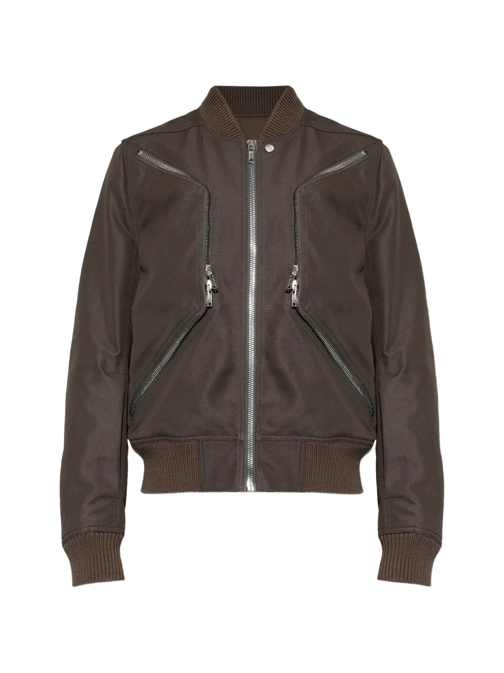 Rick Owens Temple Heizer Flight jacket - Marrone