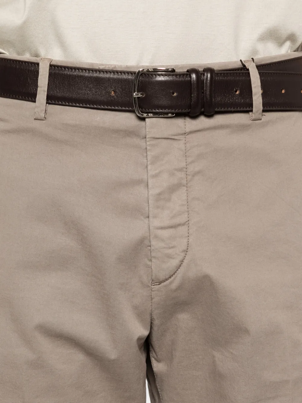 Corneliani Shorts met omgeslagen pijpen Beige