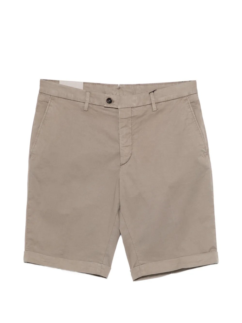 Corneliani turned-hem shorts - Toni neutri